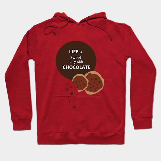 Chocolate Hoodie by dddesign